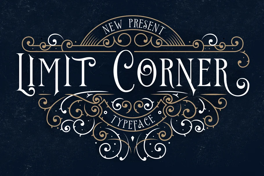 Limit Corner Typeface Font