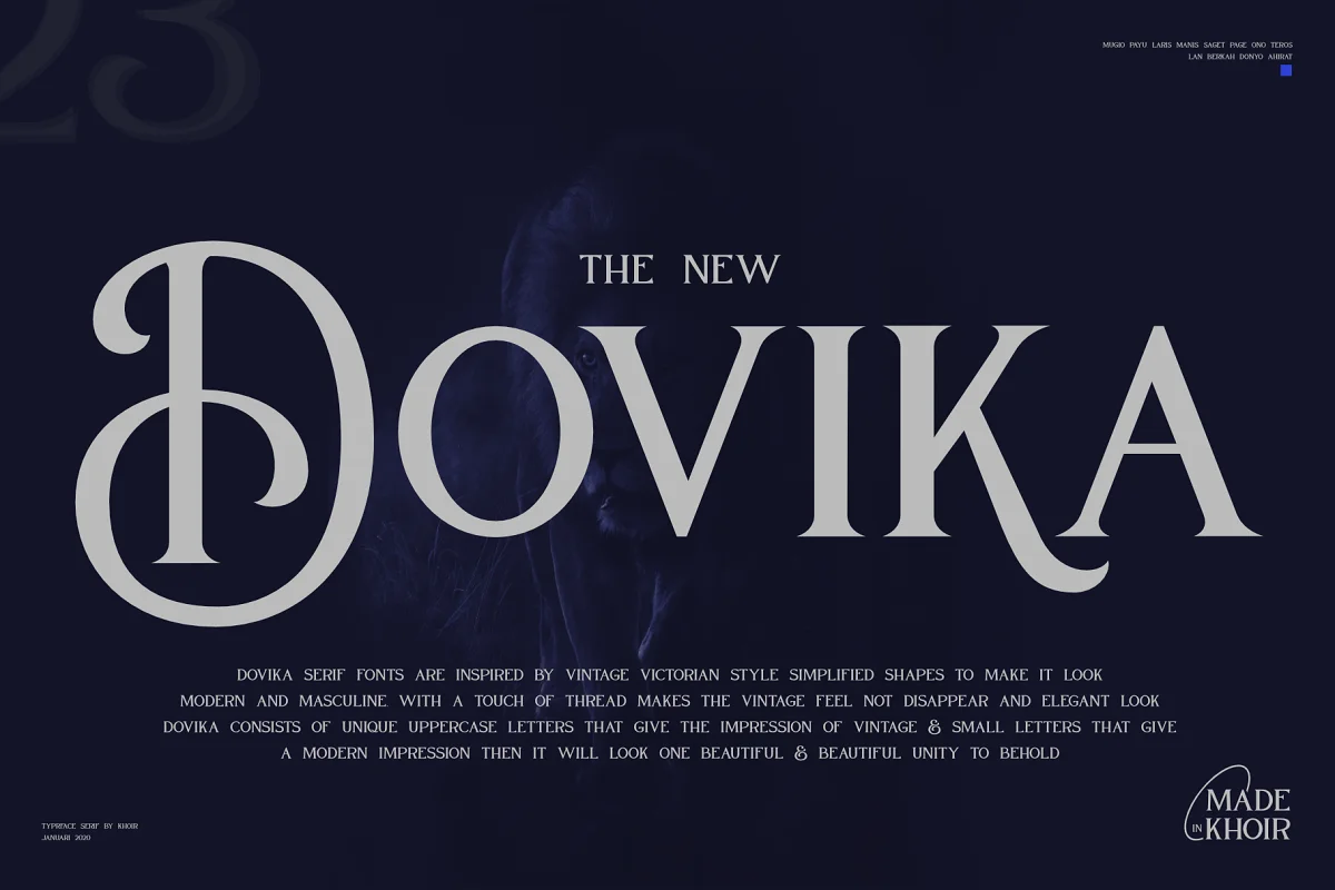 Dovika Font