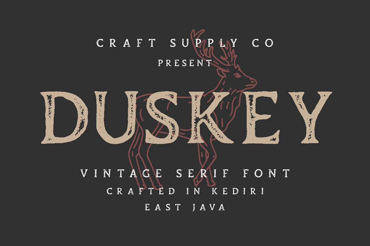 Duskey Vintage Serif Font