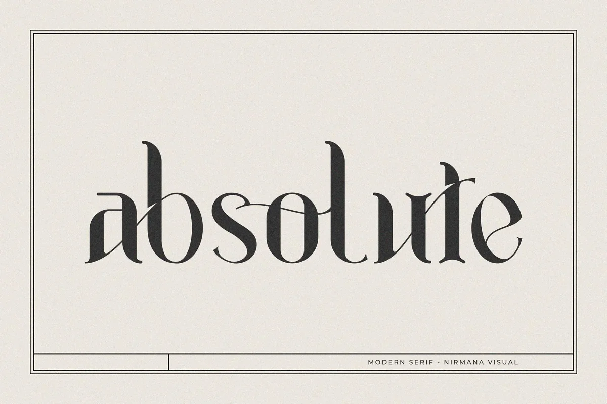 Absolute Modern Serif Font