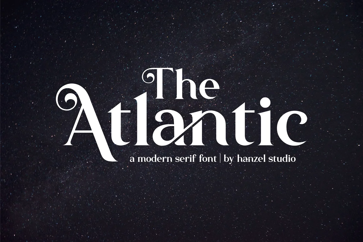 The Atlantic Modern Serif Font