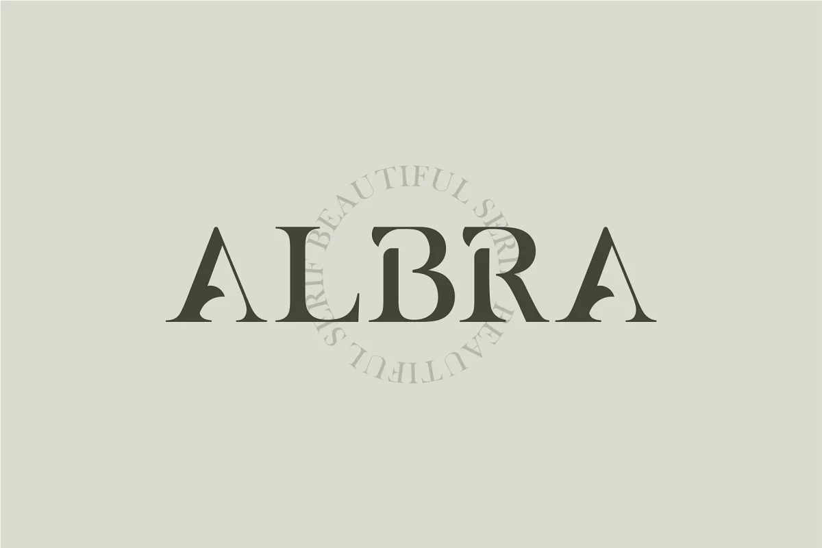 Albra A Beautiful Serif Font