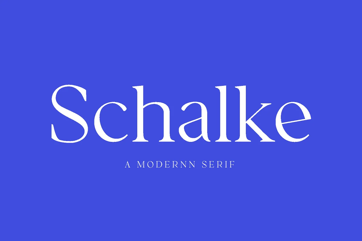 Schalke Modernn Serif Font