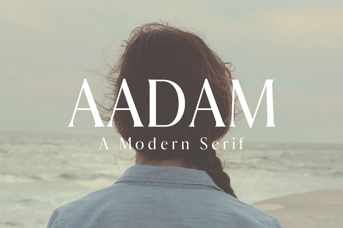 Aadam A Modern Serif Font