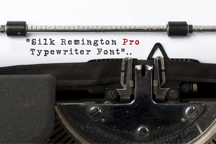 Silk Remington Typewriter Font