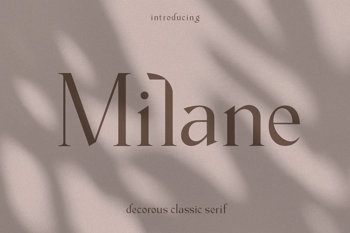 Milane Classic Serif Font