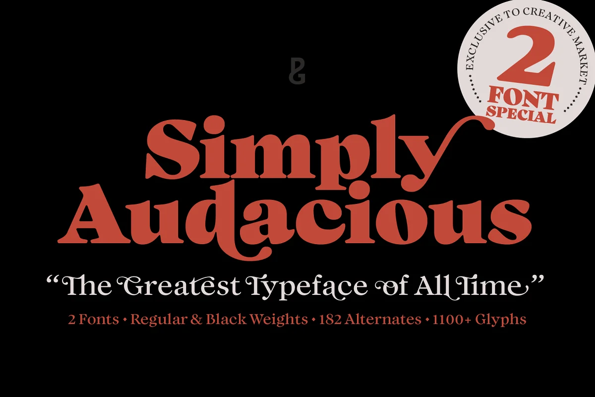 Audacious 2 Quirky Serif Font