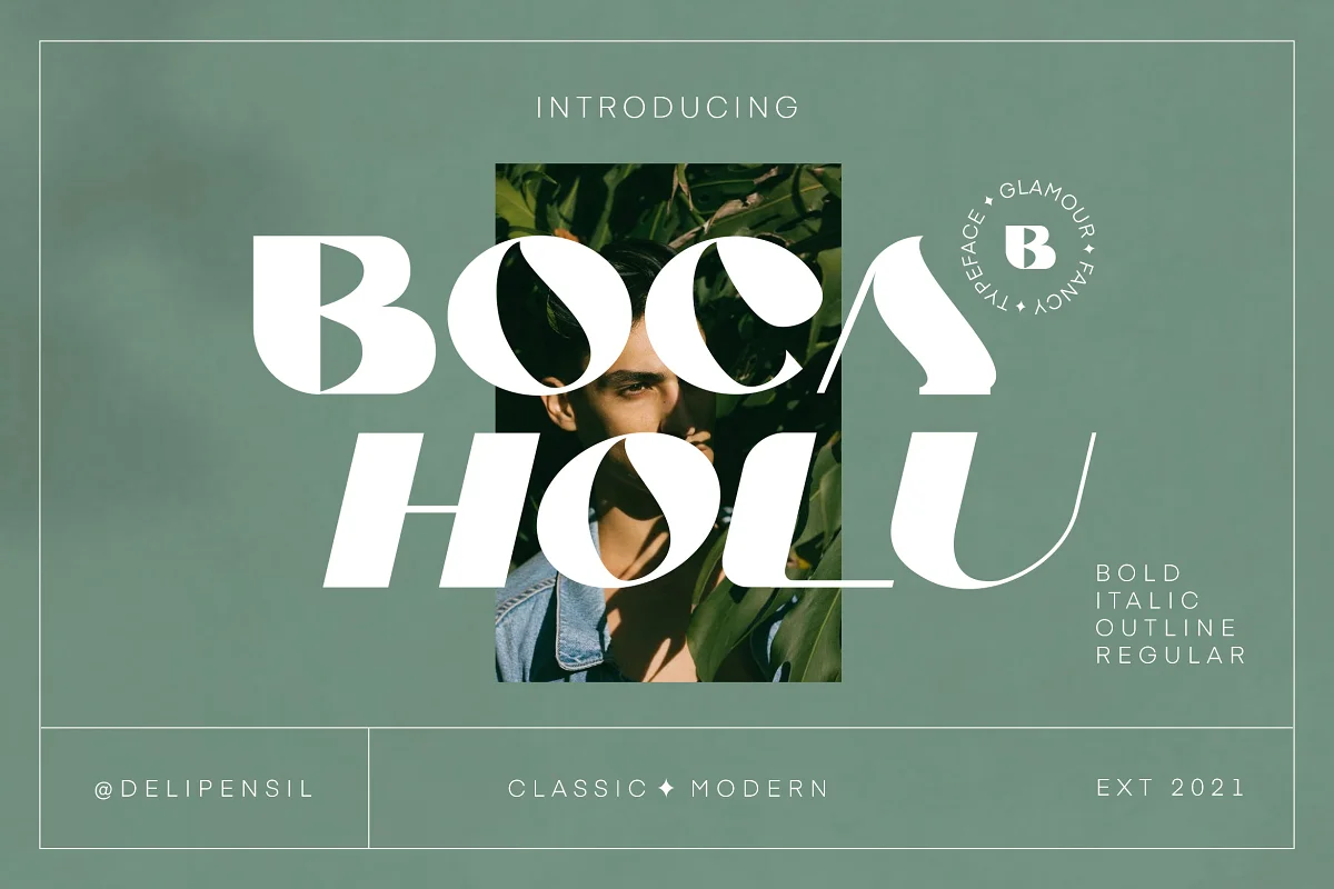 Boca Holu Elegant Serif Typeface Font