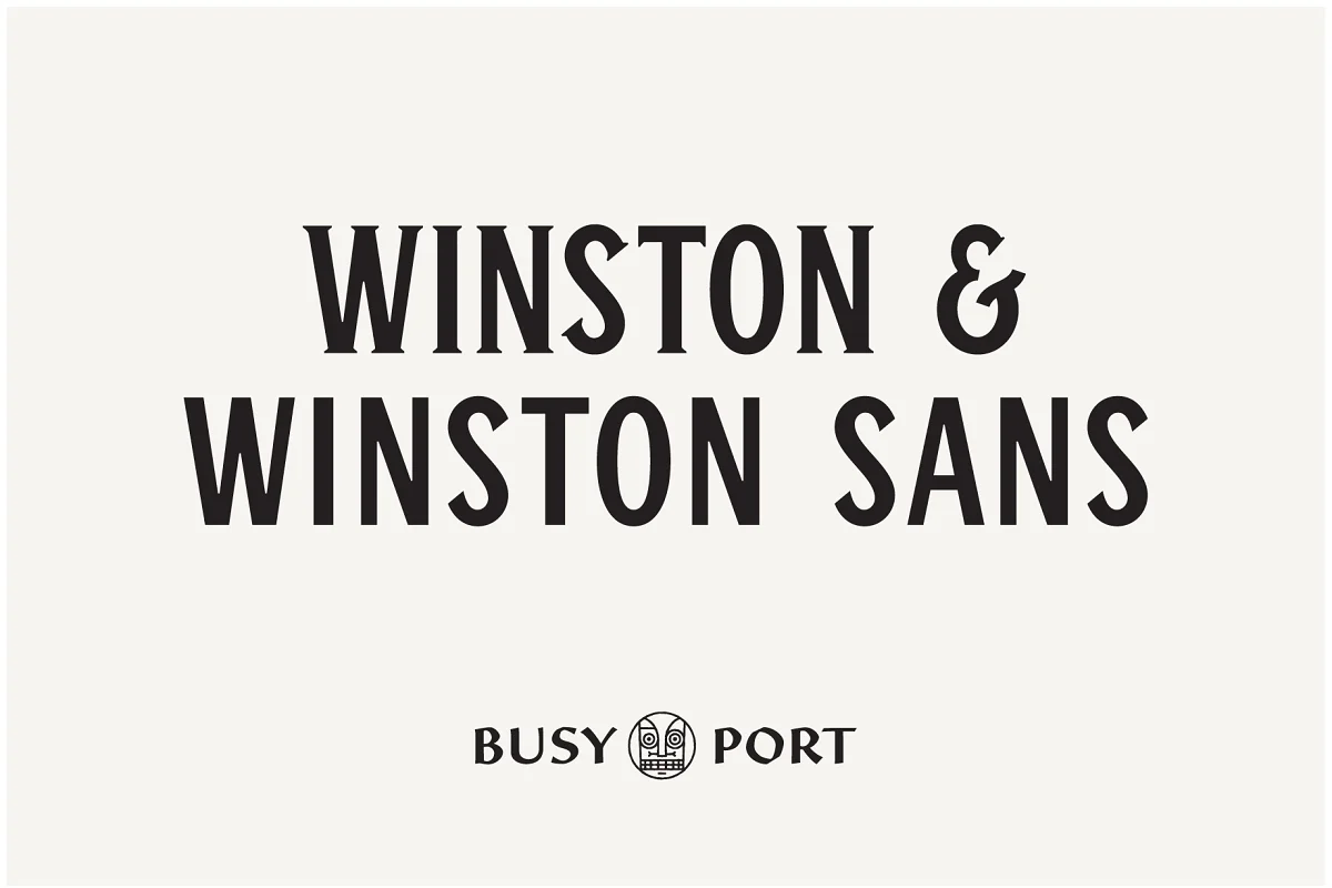 Winston Typeface Font