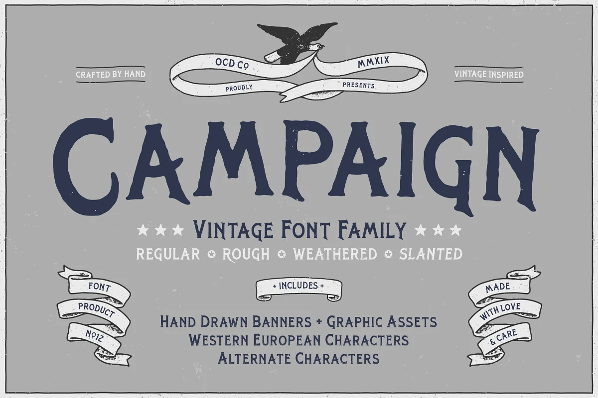 Campaign Vintage Font