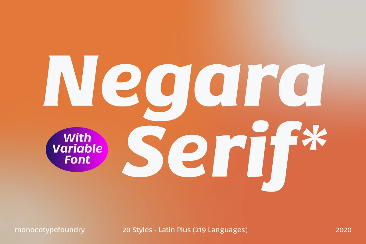 Negara Serif Variable Font