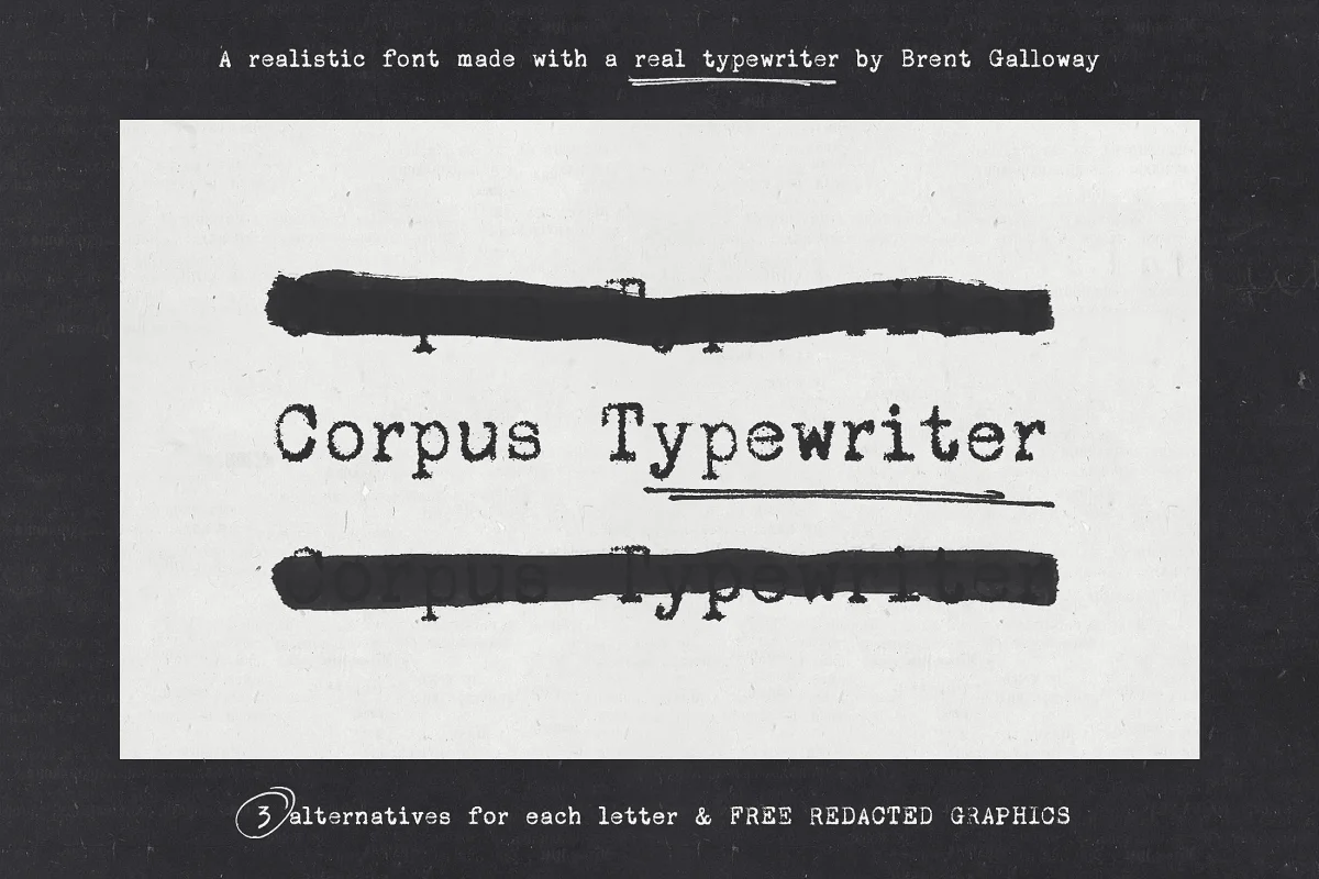 Corpus Typewriter Font