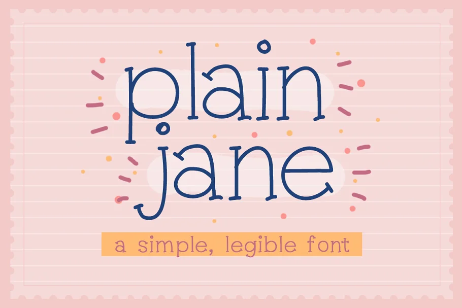 Plain Jane Font