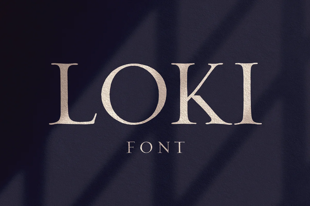 Loki Serif Script Font