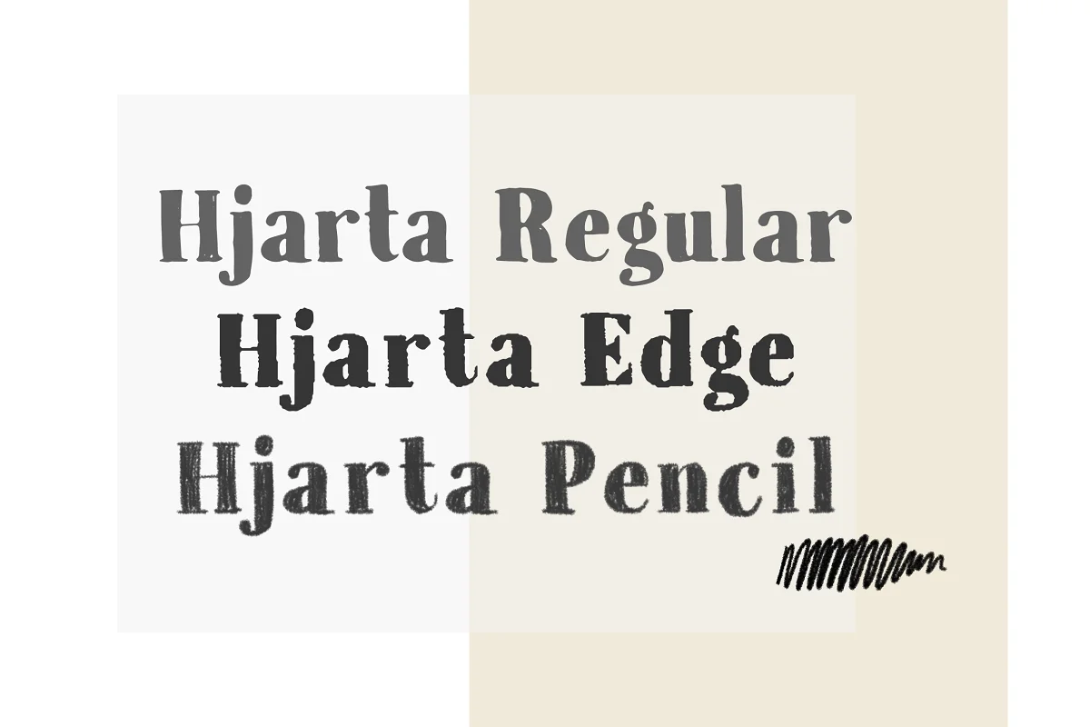 creative market mix hjarta font family - Post