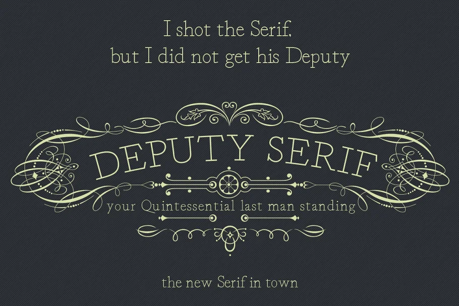 Deputy Serif Font