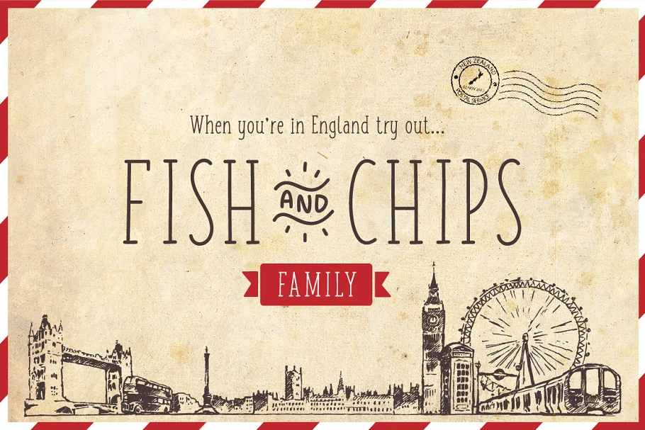 Fish and Chips Font