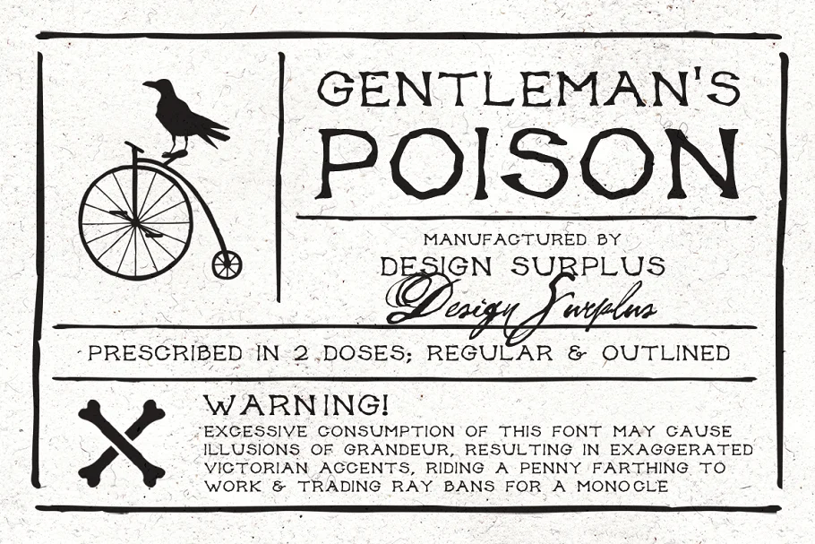 Gentleman Poison Font