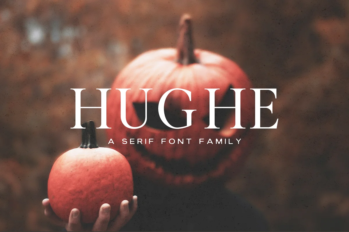 Hughe Serif Font