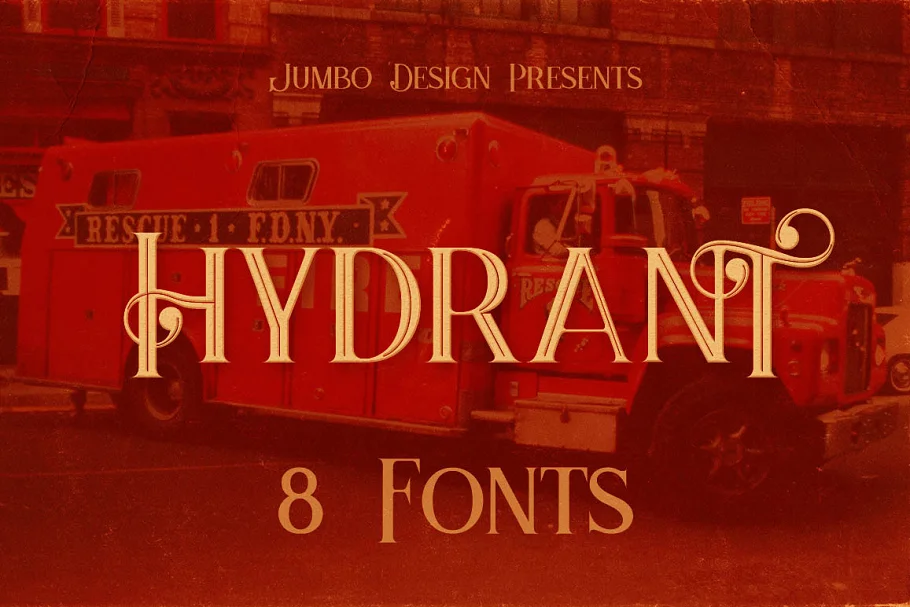 Hydrant Vintage Style Font