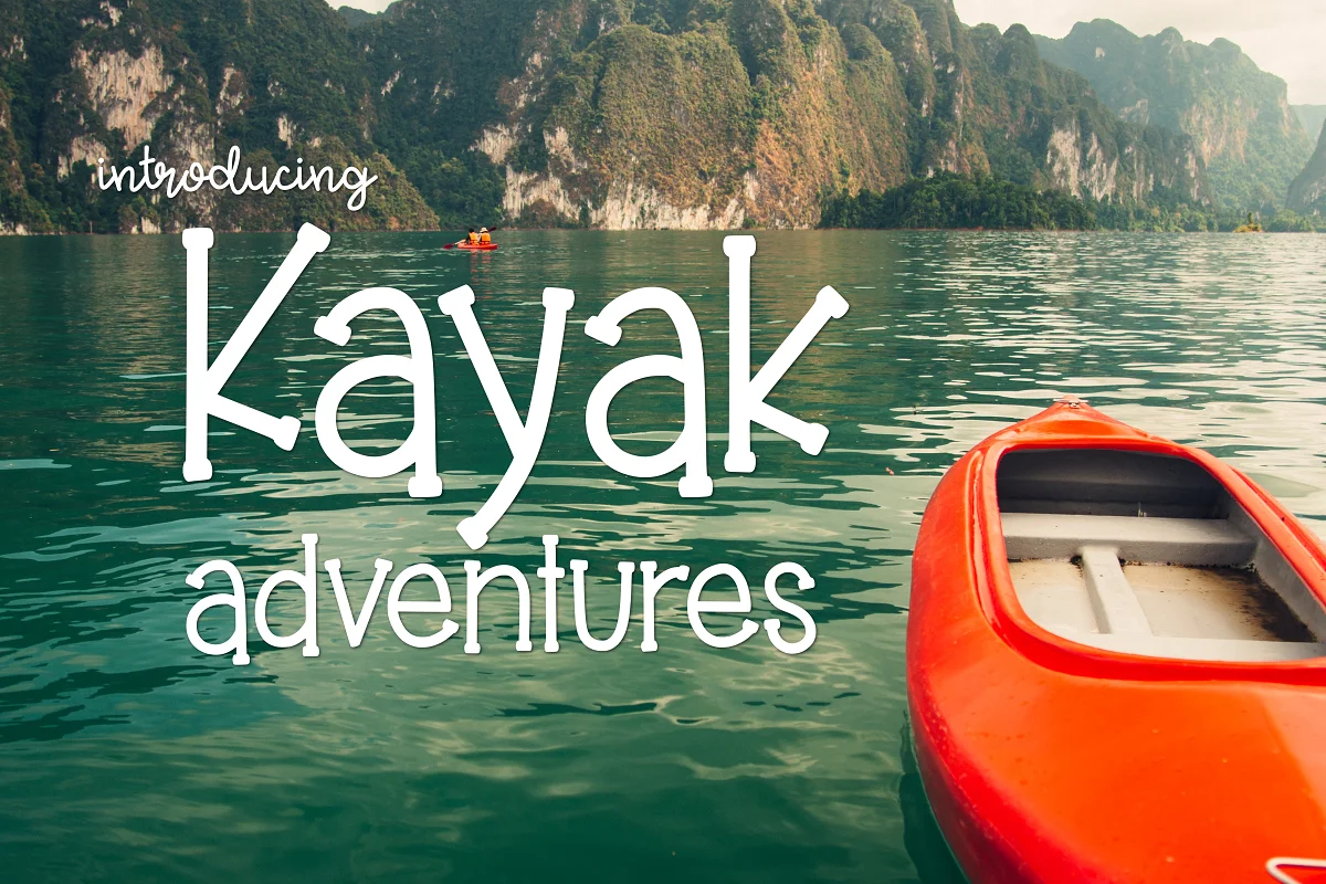 Kayak Adventures Font