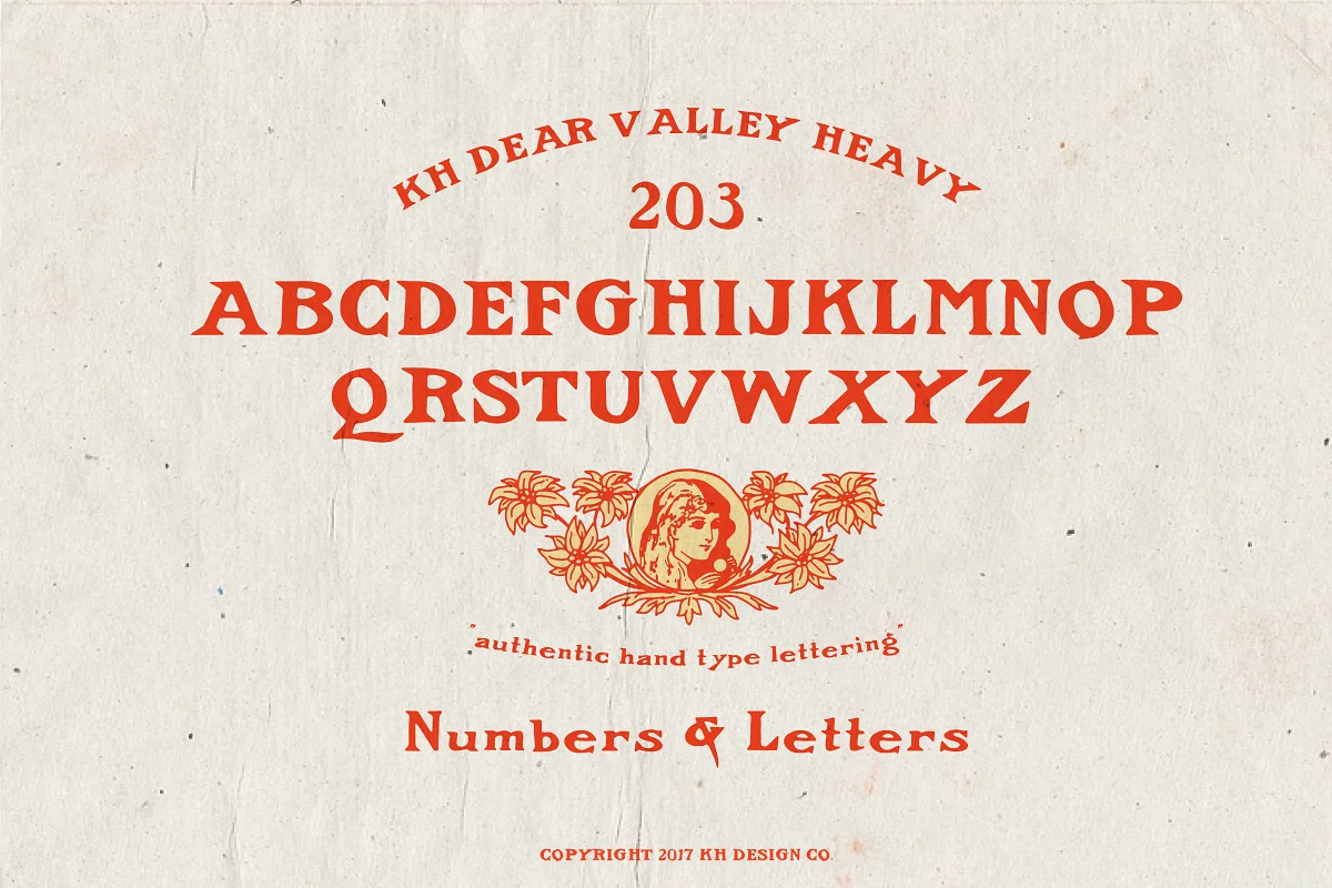 KH Dear Valley Heavy Font