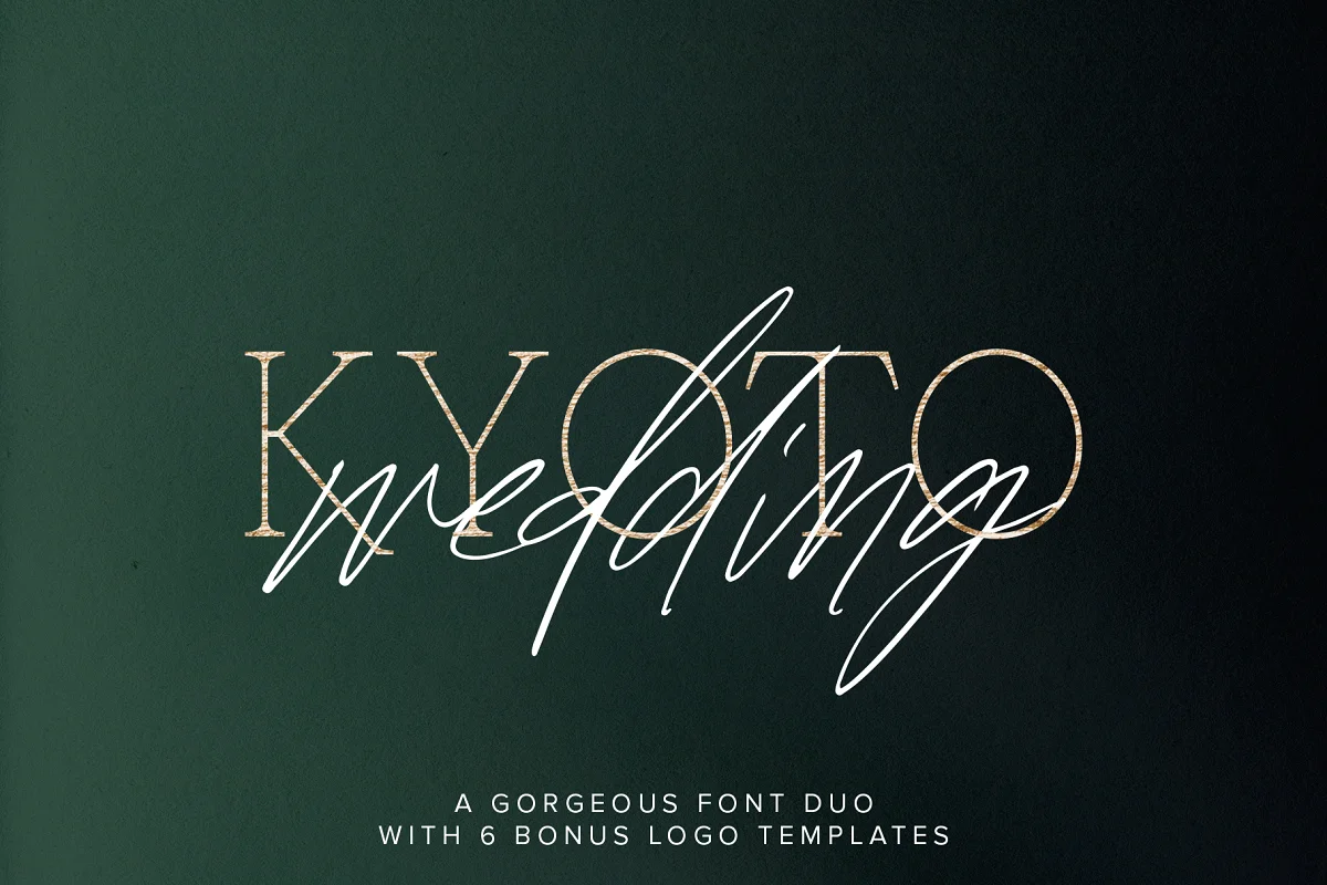 Kyoto Wedding Font