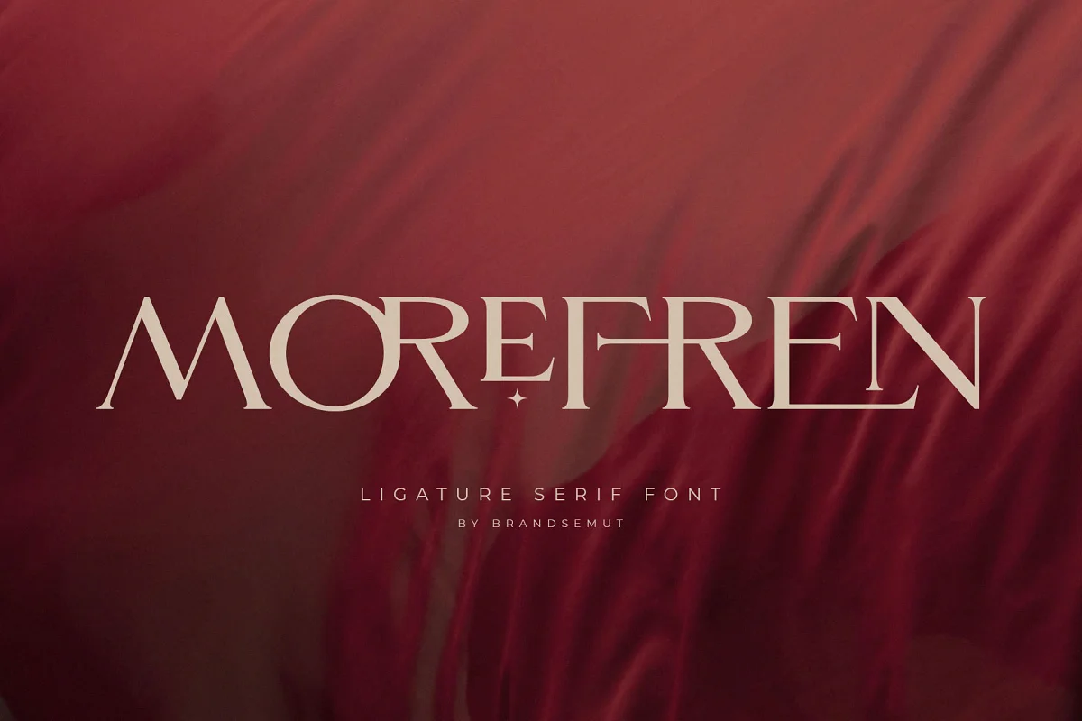 Morefren Serif Ligature Font