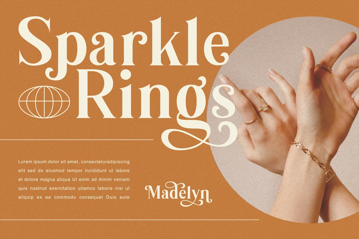 madelyn serif jewelry - Post