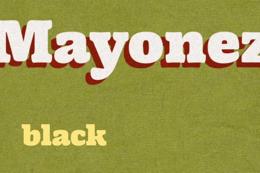 Mayonez Black Font