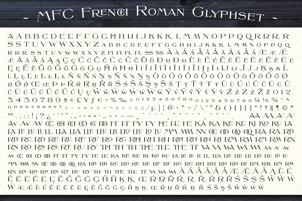 mfc frenchroman poster 04 regularglyphset - Post