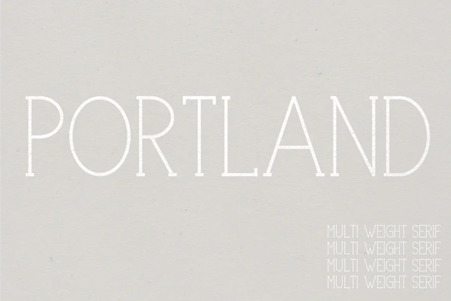 Portland Serif Font