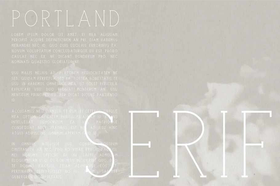 portland serif sample 1 - Post