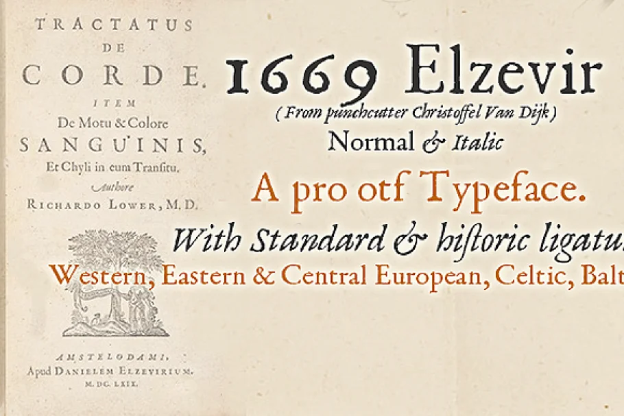 1669 Elzevir Font