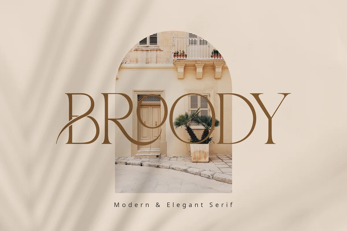 Broody Modern and Elegant Serif Font