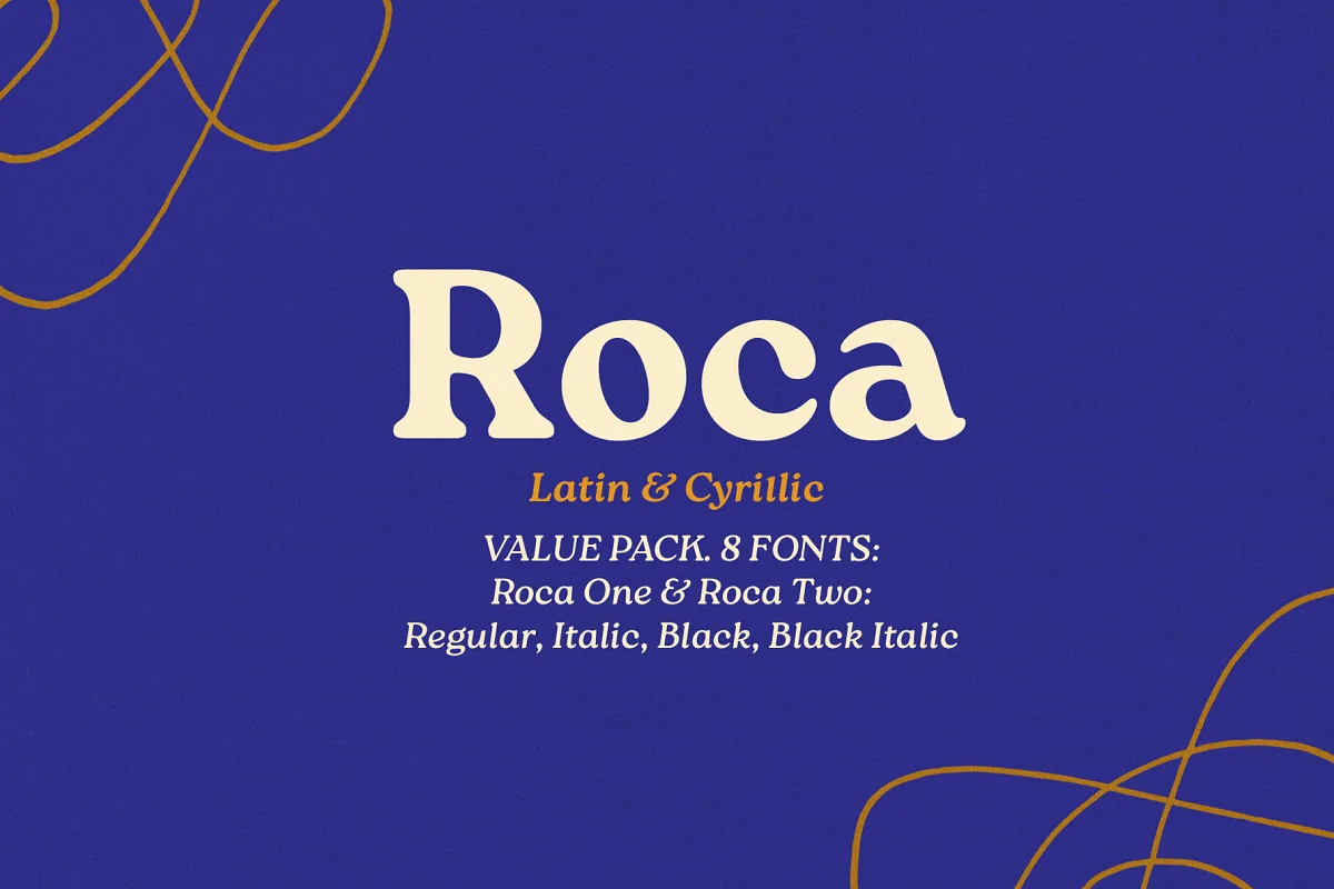 Roca Value Pack Font