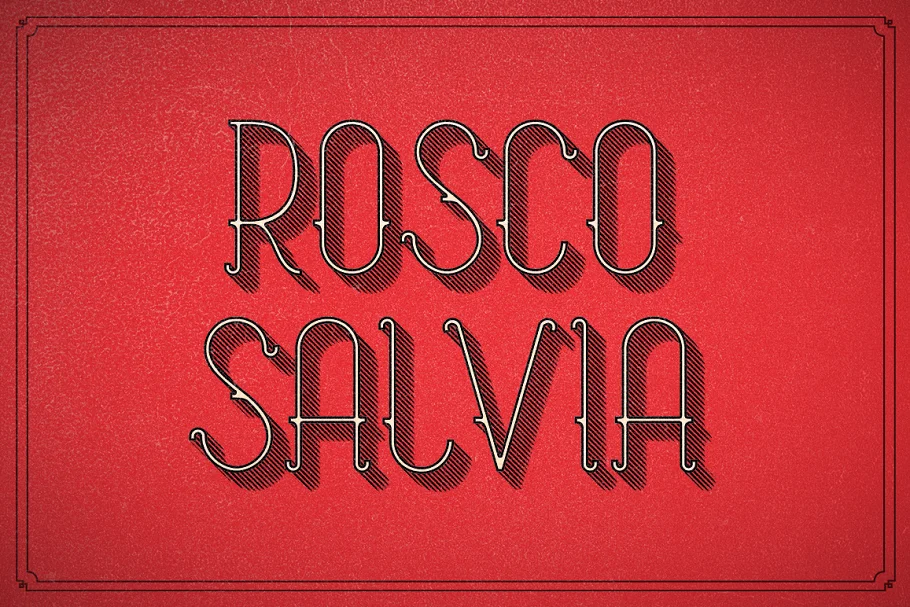 Rosco Salvia Font