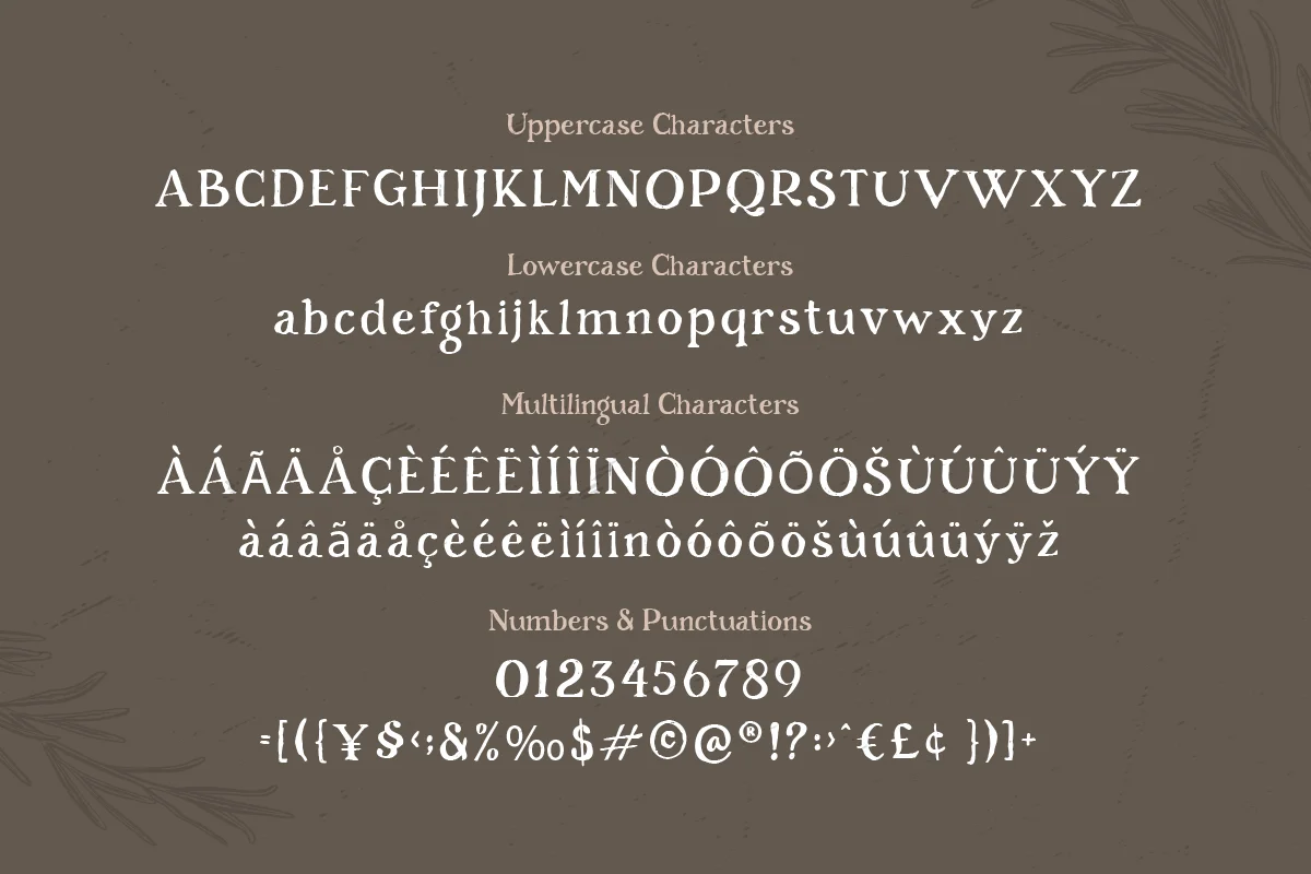 rosemary handlettered serif font 4 - Post