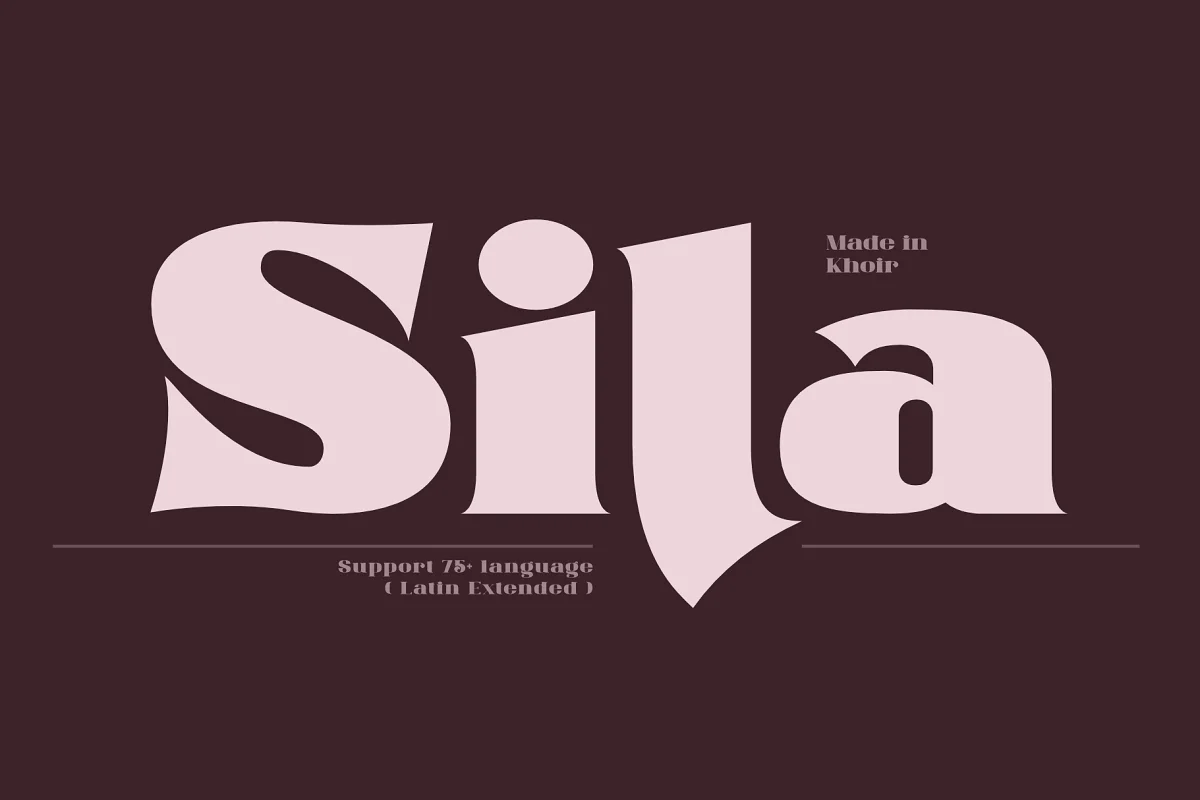 Sila Serif Modern Font