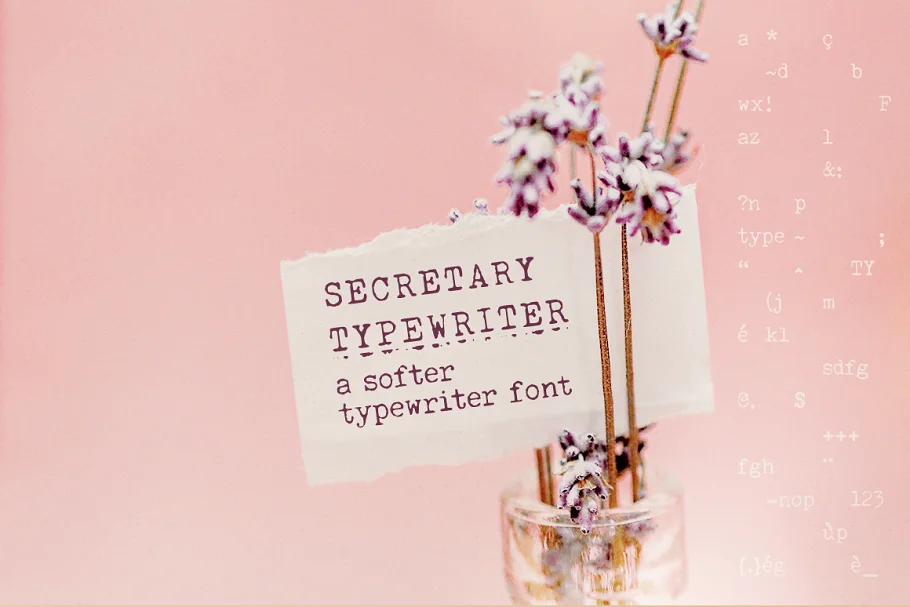 Secretary Typewriter Font