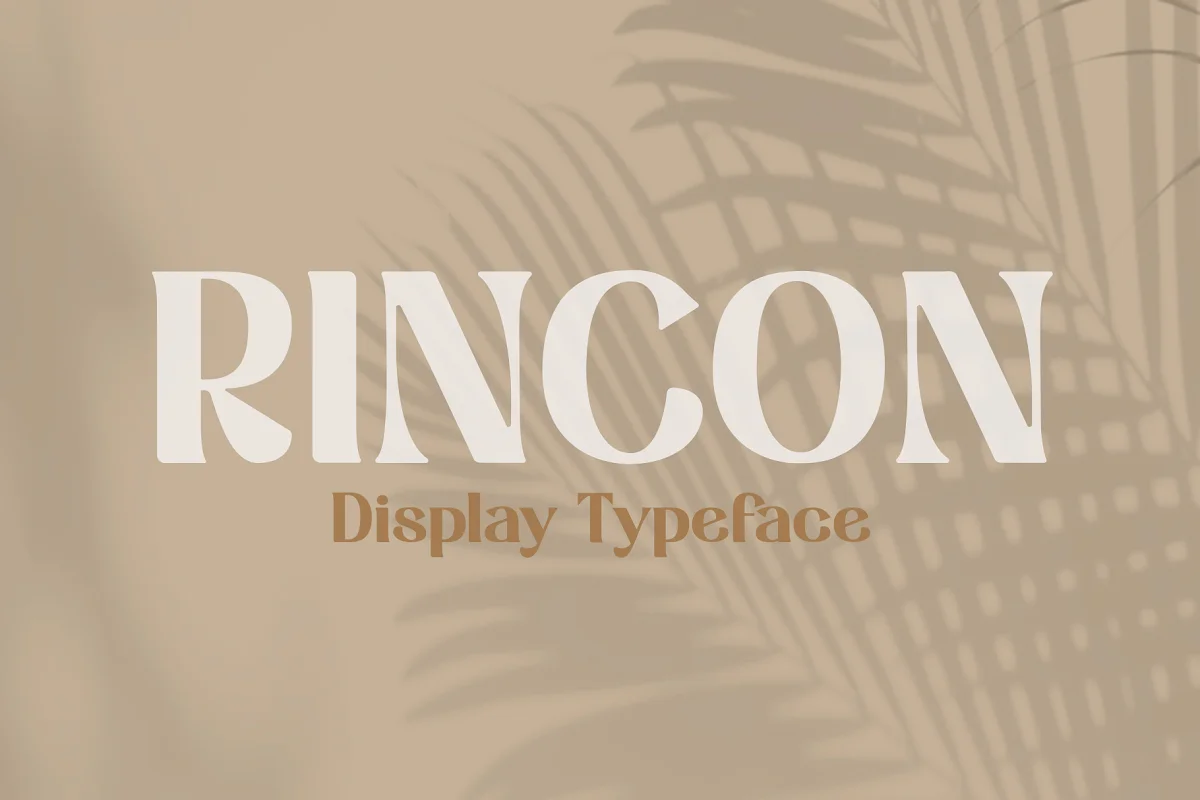 Rincon Display Typeface Font