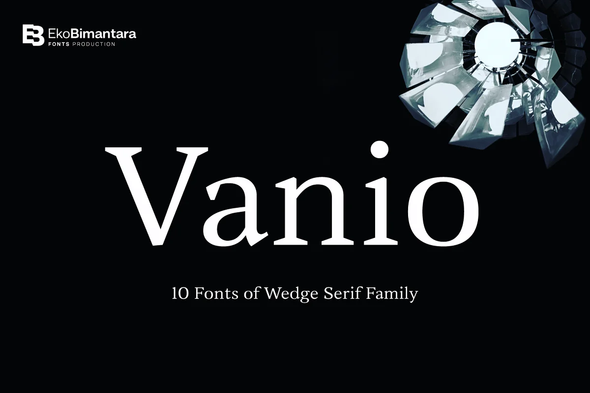 Vanio 10 Font