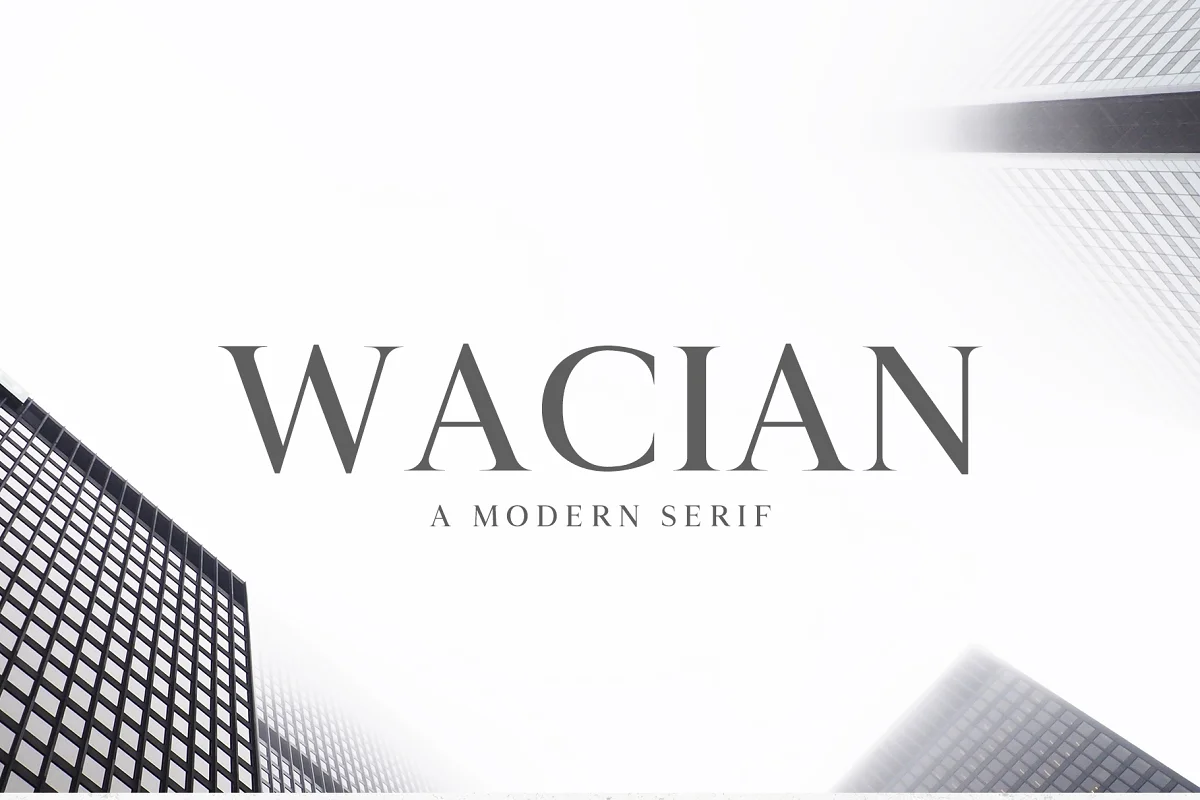 Wacian Serif Font