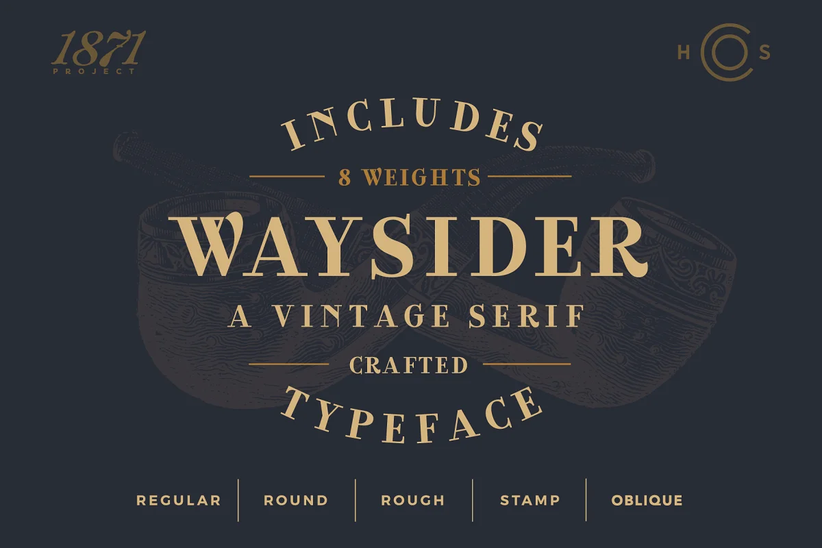 Waysider A Vintage Serif Font