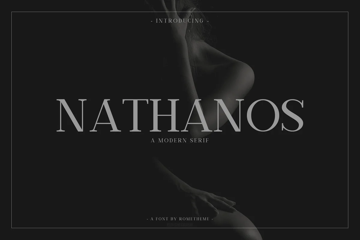 Nathanos Serif Typeface Font