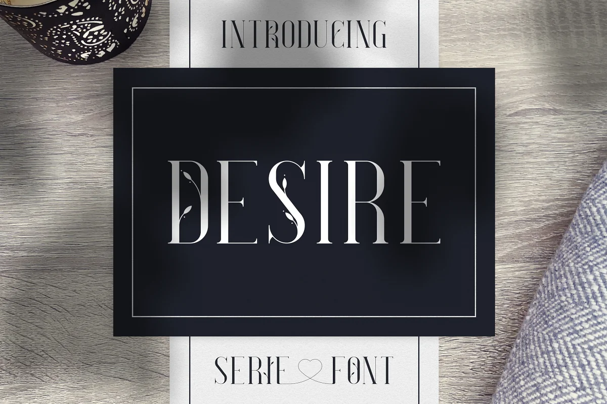 Desire Luxury Serif Font