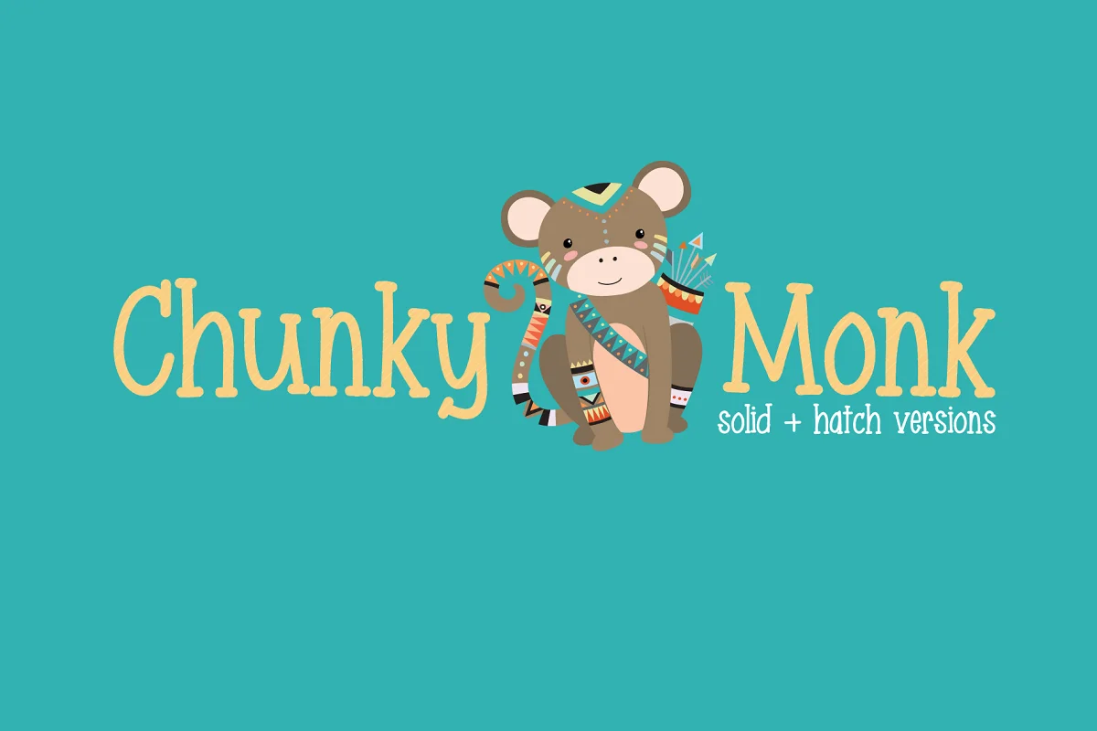 Chunky Monk Font