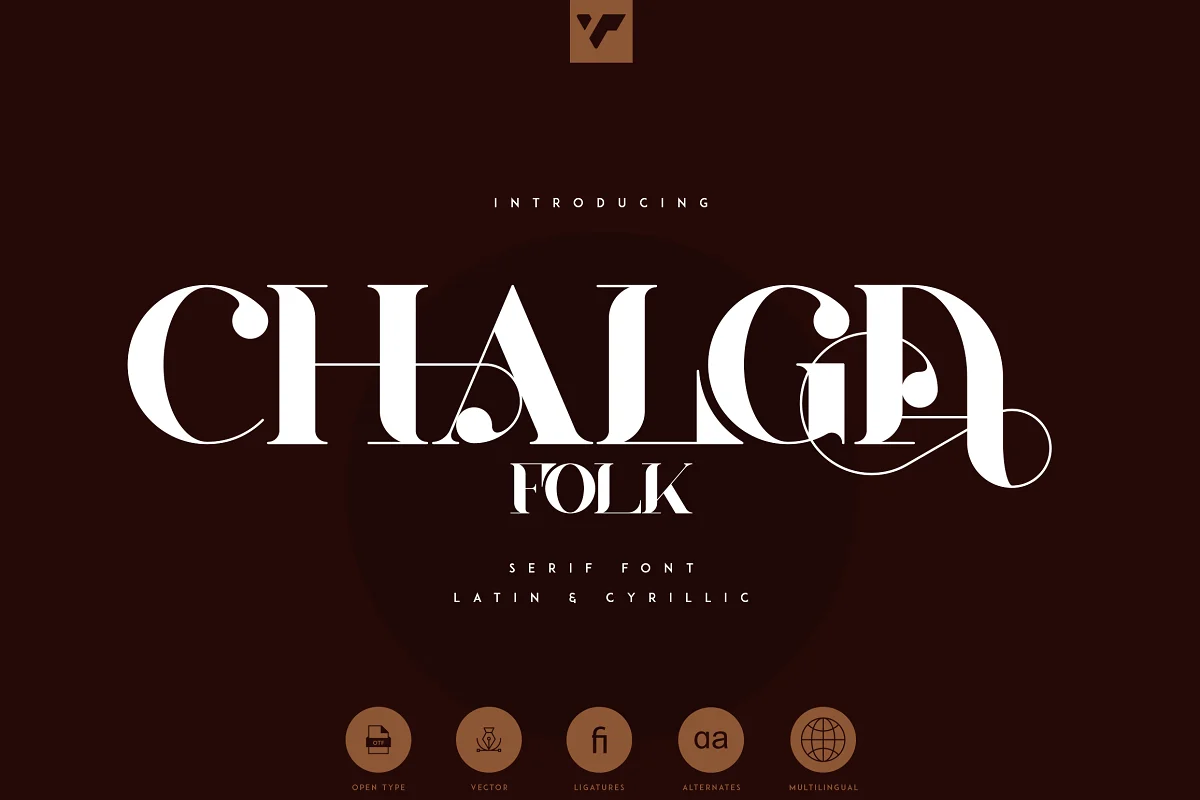 Chalga Folk Edition Serif Font