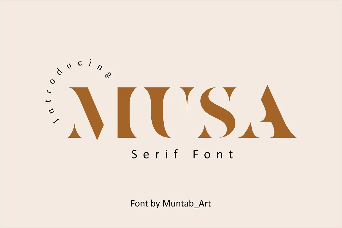 Musa Modern Serif Font