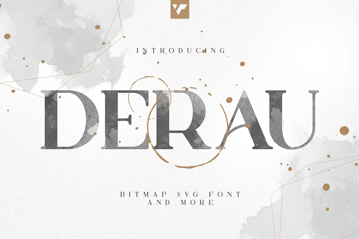 Derau Bitmap SVG Font